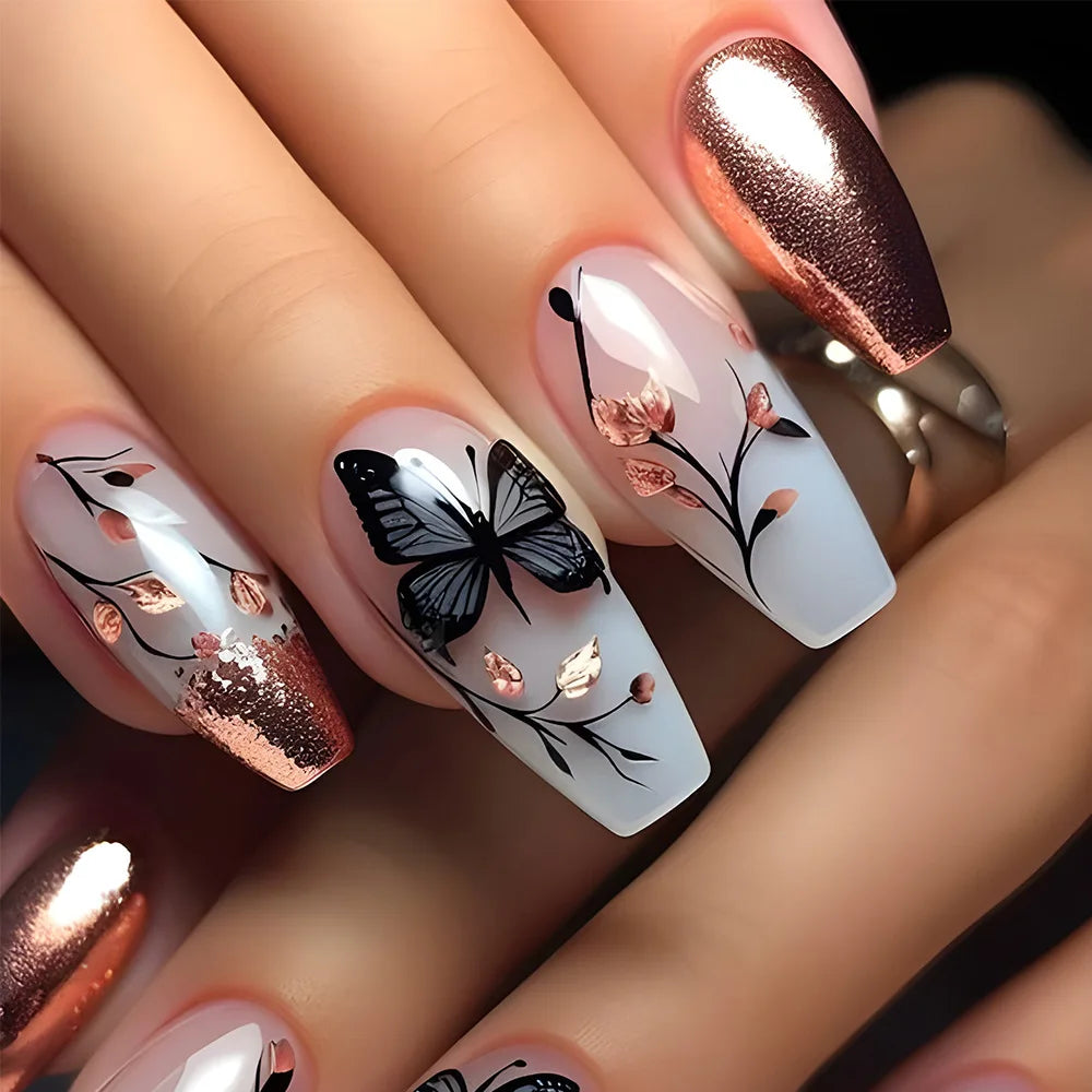 THESA Floréa Ballet Press-On Nail Set