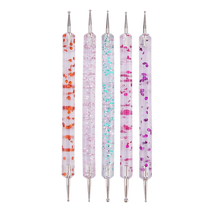 THESA Dot Detail™ Nail Art Pen Set (5-Piece Dual-Ended Kit)