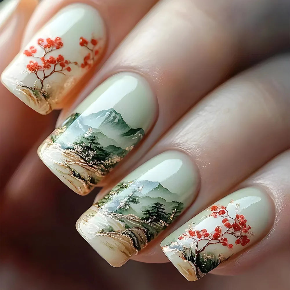 THESA Floréa Ballet Press-On Nail Set
