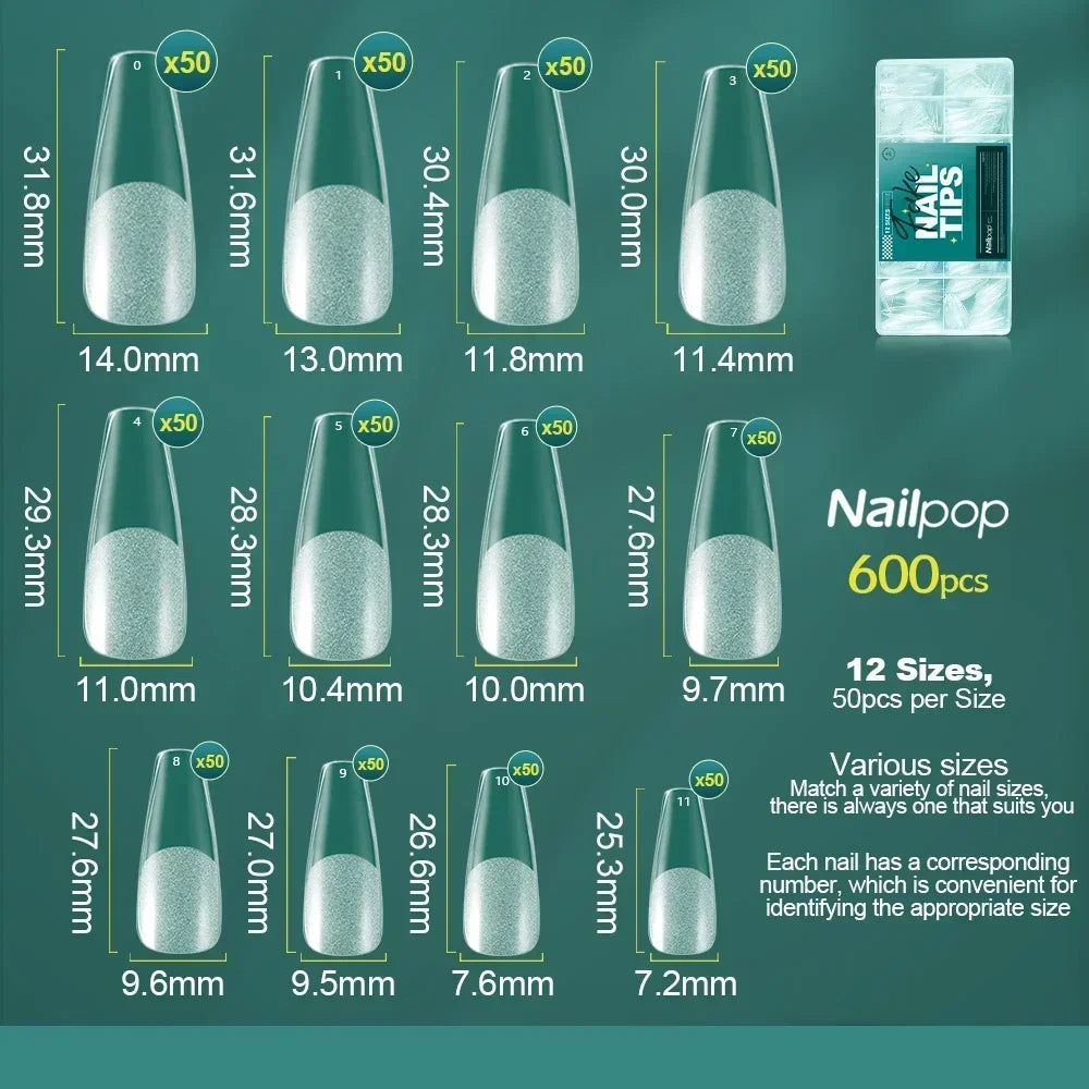 THESA Shape Studio™ Soft Gel Nail Tips (600-Piece Set)