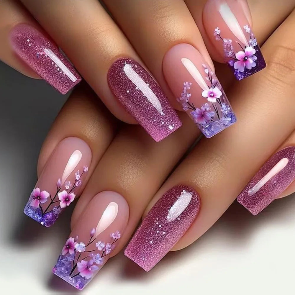 THESA Floréa Ballet Press-On Nail Set