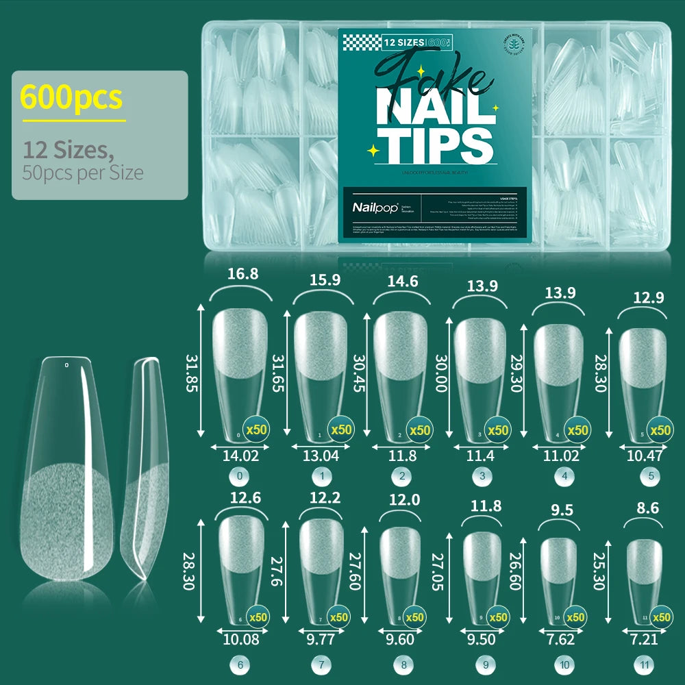 THESA Shape Studio™ Soft Gel Nail Tips (600-Piece Set)