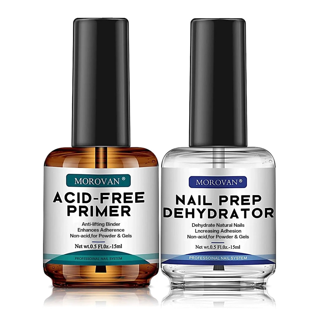 THESA Clean Base & Stay Set Nail Prep System by Morovan