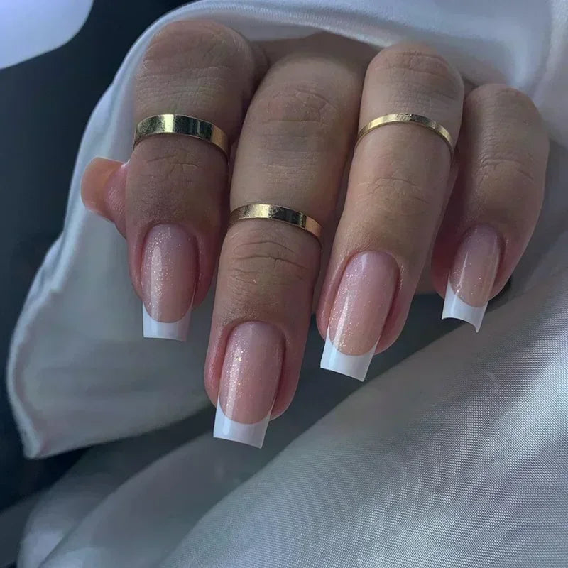 THESA Soleil French Short Coffin Press-On Nail Set