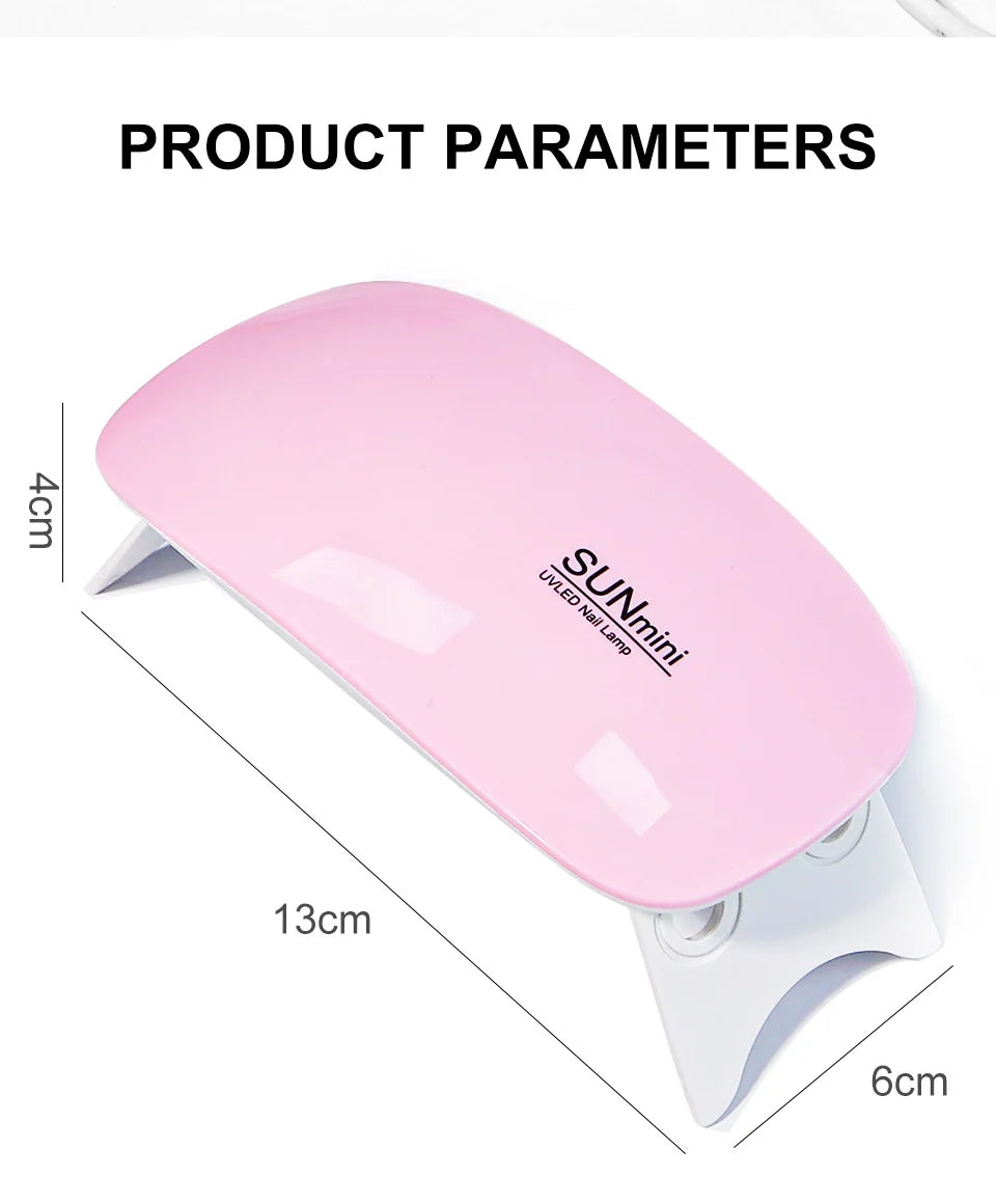 THESA GlowGo™ Mini UV Nail Dryer (6W)