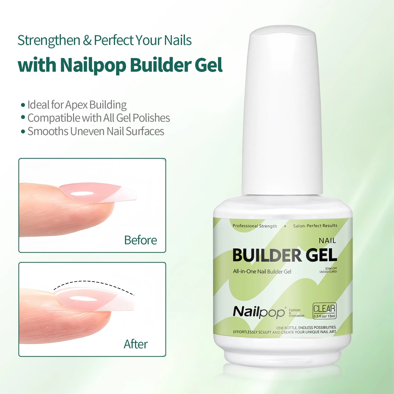 THESA Build & Flex™ Builder Nail Gel (15ml)